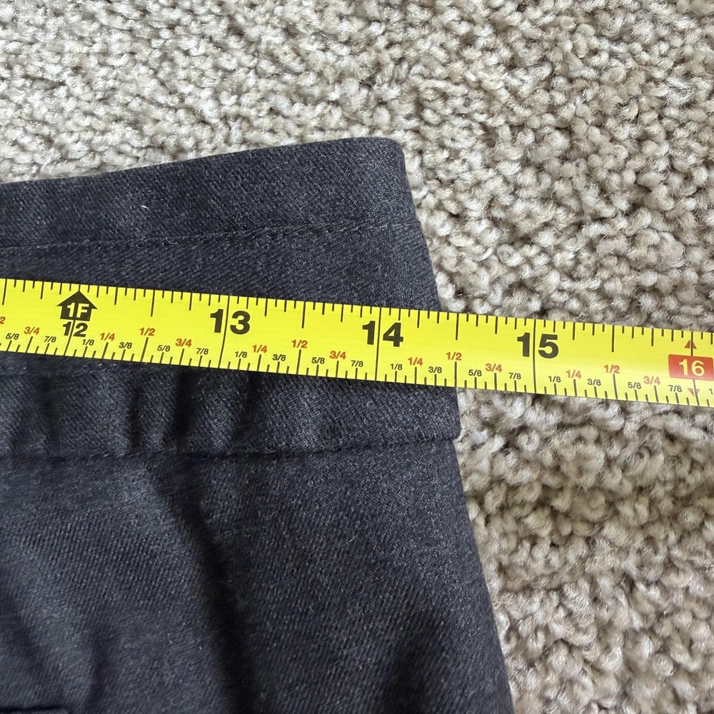 Banana Republic Martin Dress Pants Womens 2P Gray Wool Flare Stretch Workwear - Picture 9 of 16